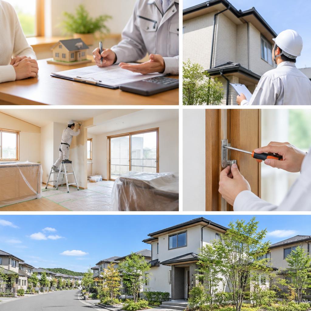 相談・現地調査・見積もりは無償。工事後まで誠実に