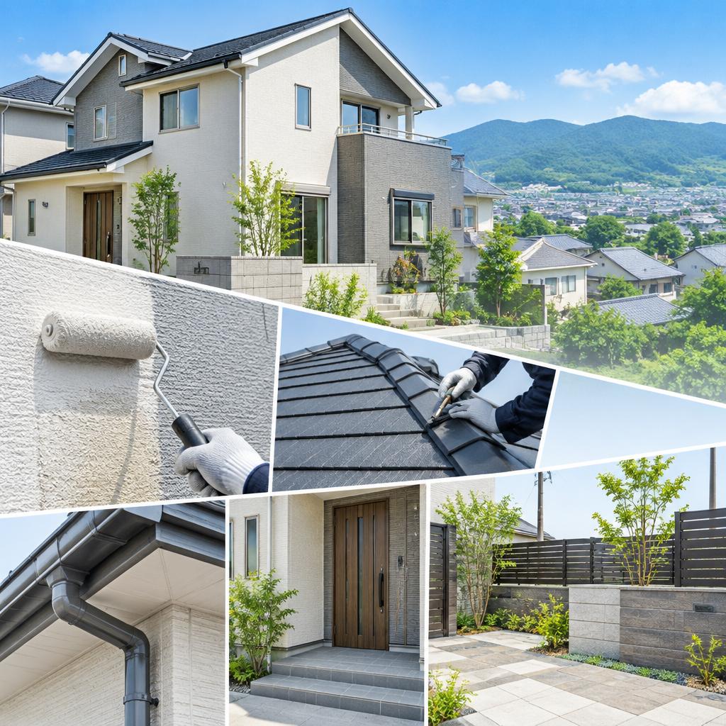 外壁から屋根・外構まで。建物に合わせた改修プラン