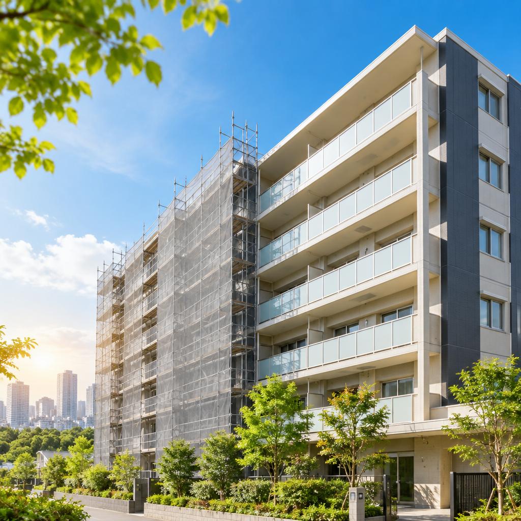 マンションの未来を、塗装と改修で心地よく。建物を守り、暮らしの快適を育てる。