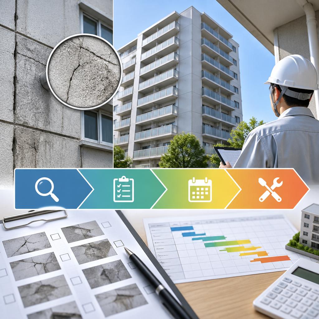 修繕計画が、建物の未来を変える。定期メンテナンスの考え方