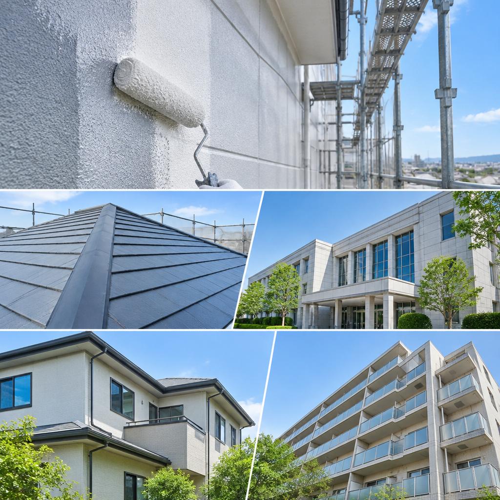 外壁・屋根から施設全体まで。現場に合わせた改修プラン