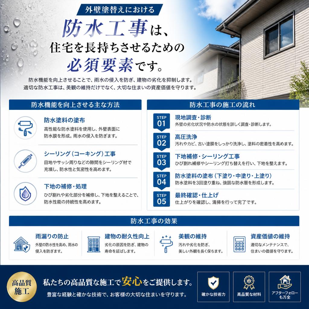 防水工事の重要性