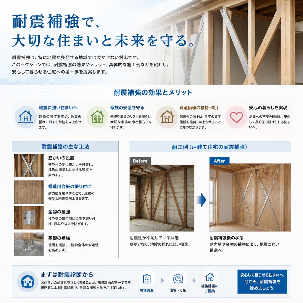 耐震補強の重要性