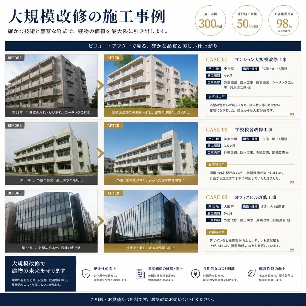 多彩な施工事例
