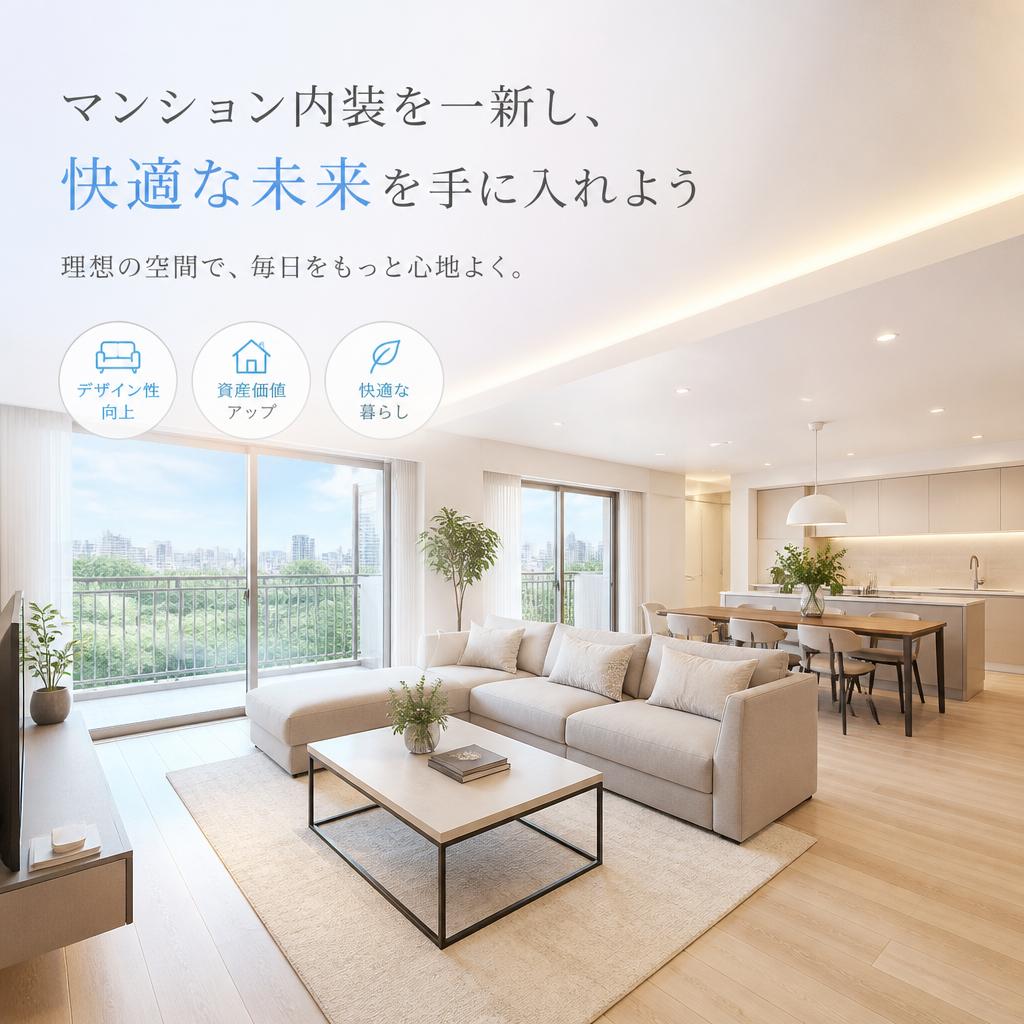 マンション内装を一新し、快適な未来を手に入れよう