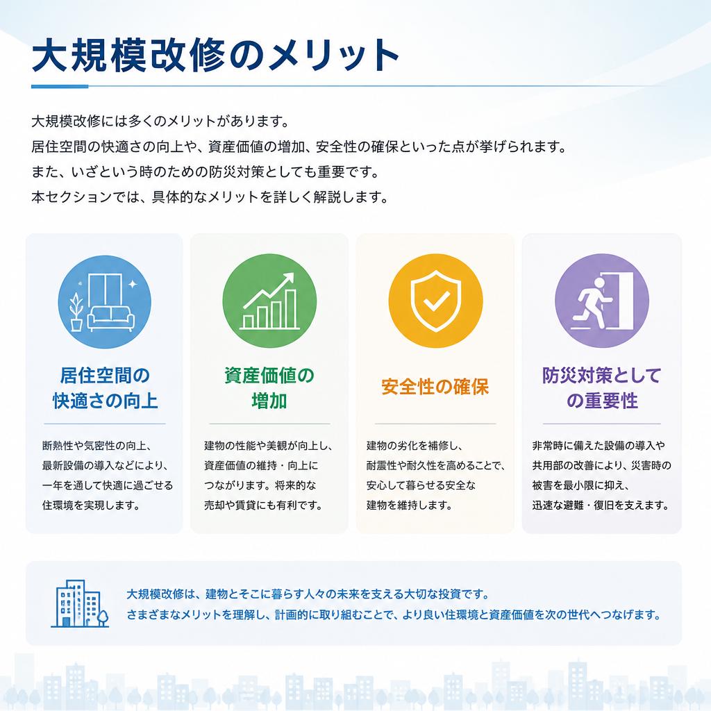 2. 大規模改修のメリット
