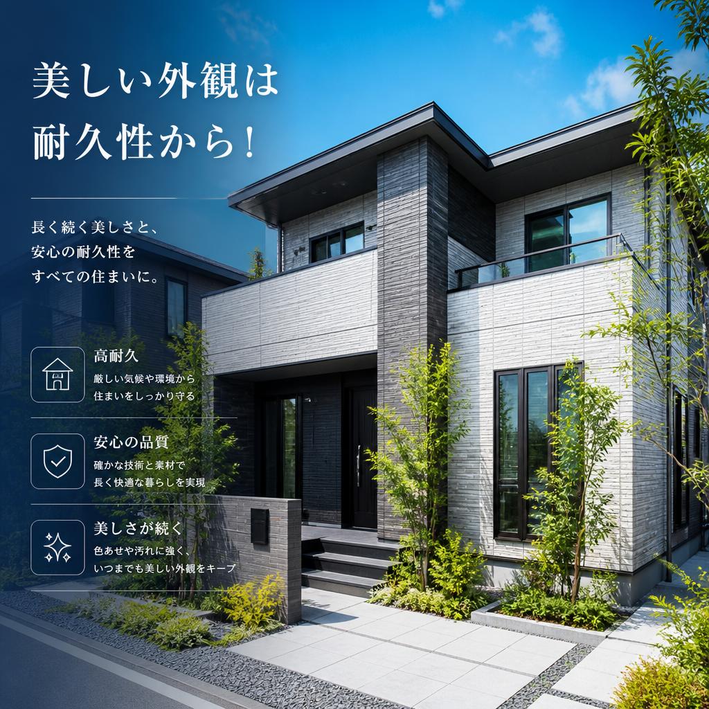 美しい外観は耐久性から！