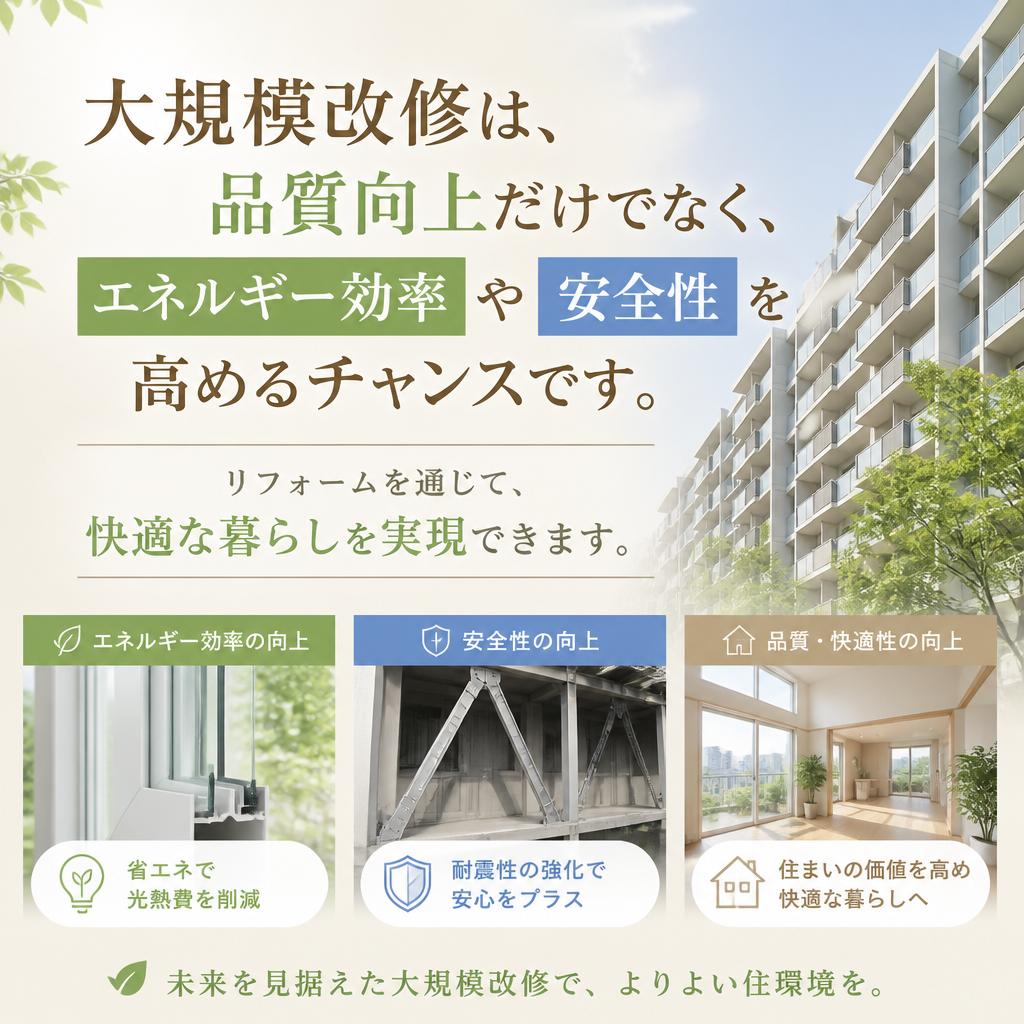 大規模改修のメリット