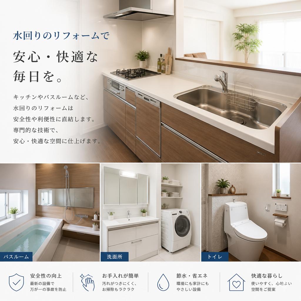 水回りの修繕専門