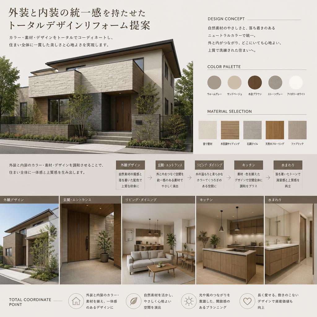 内外装の整合性を図るためのデザイン提案