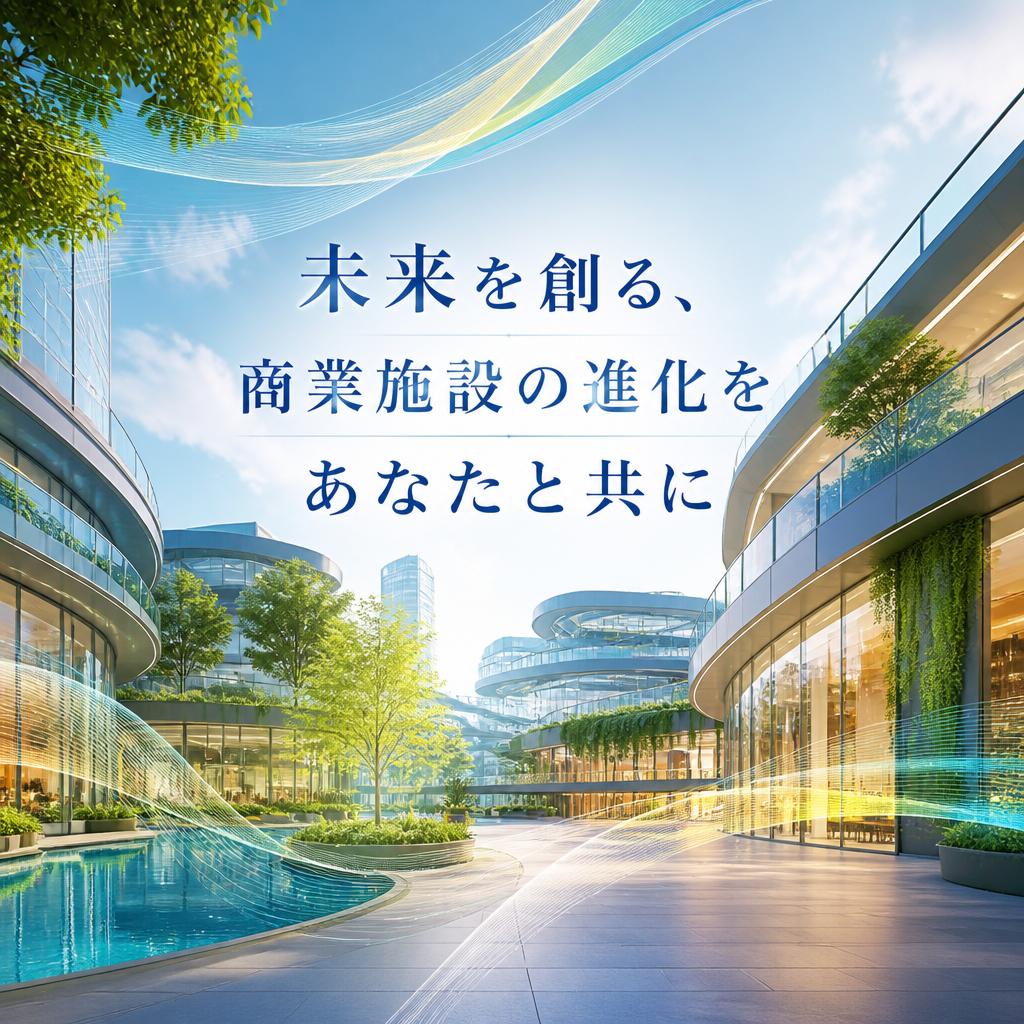 未来を創る、商業施設の進化をあなたと共に