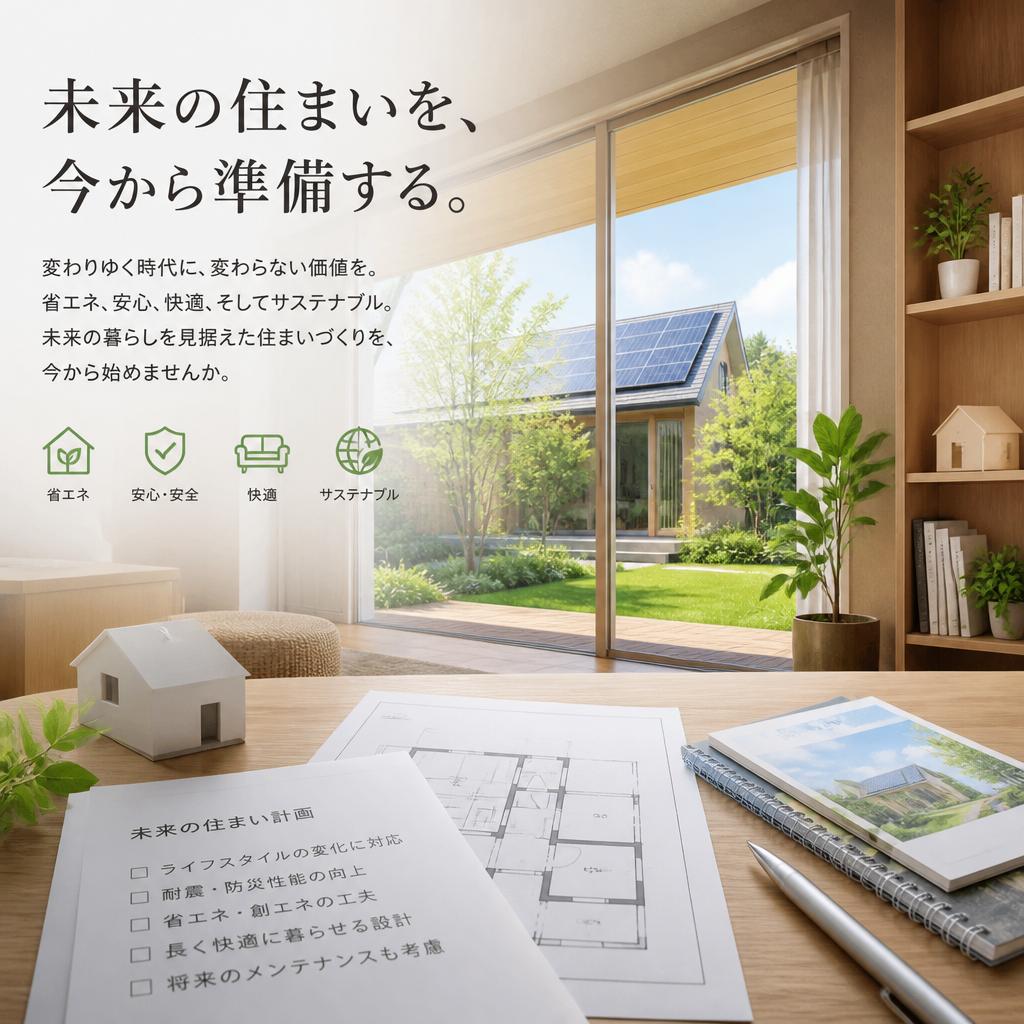 未来の住まいを、今から準備する。