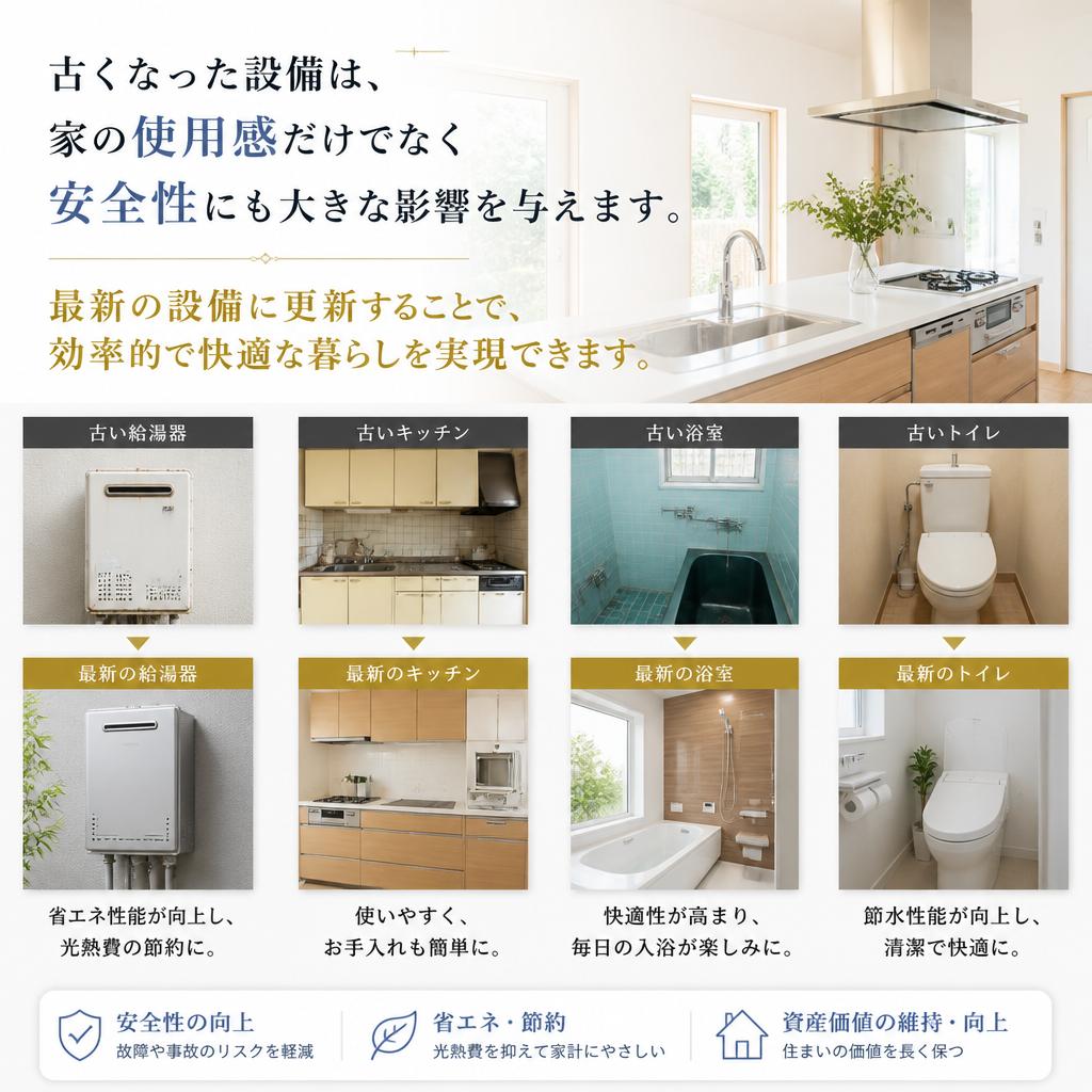設備更新の重要性