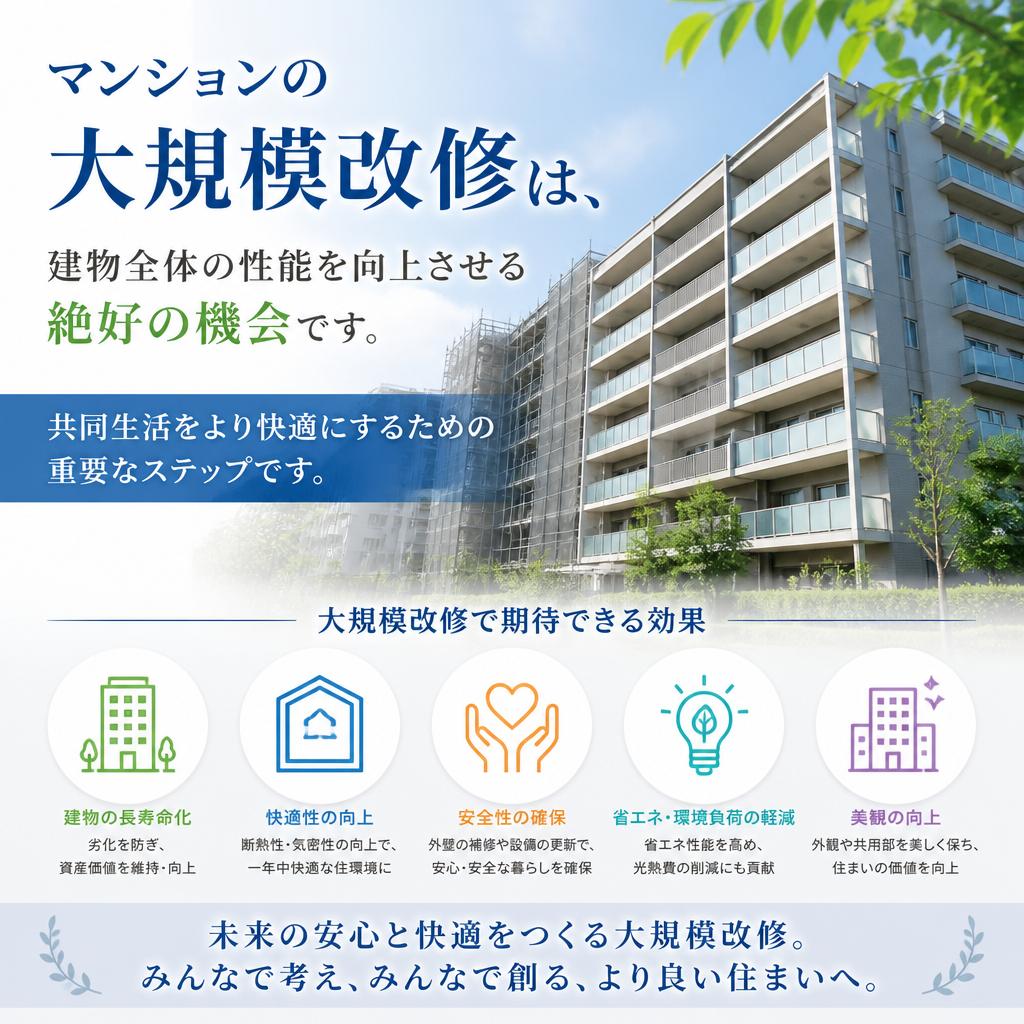 マンション・大規模改修のメリット