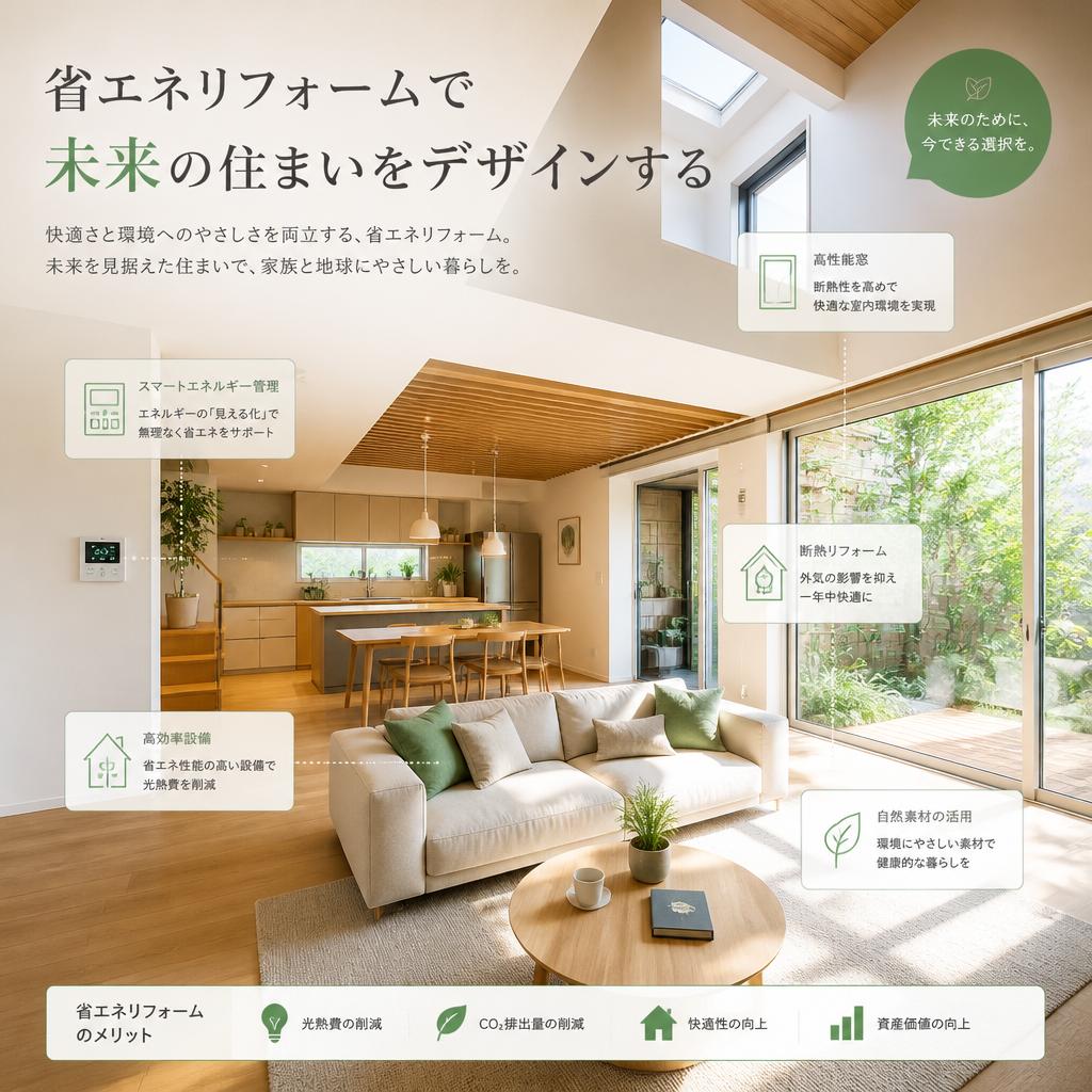 省エネリフォームで未来の住まいをデザインする