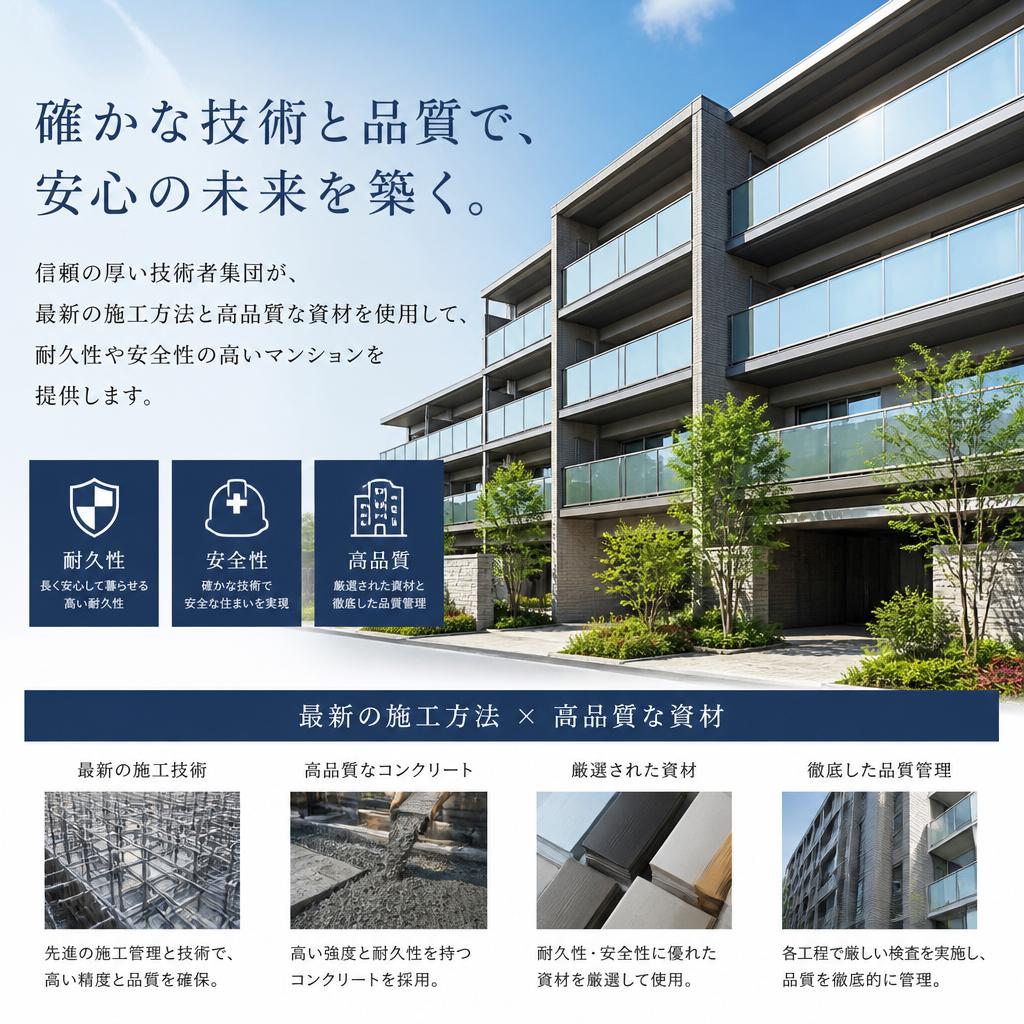 私たちの高品質な施工技術