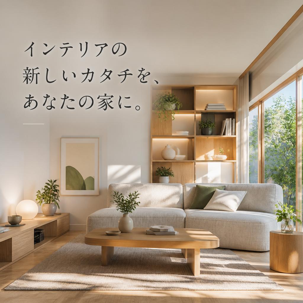 インテリアの新しいカタチを、あなたの家に。