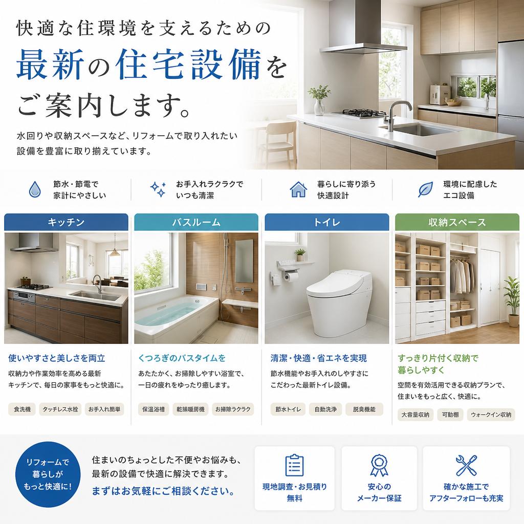 3. 最新の住宅設備について