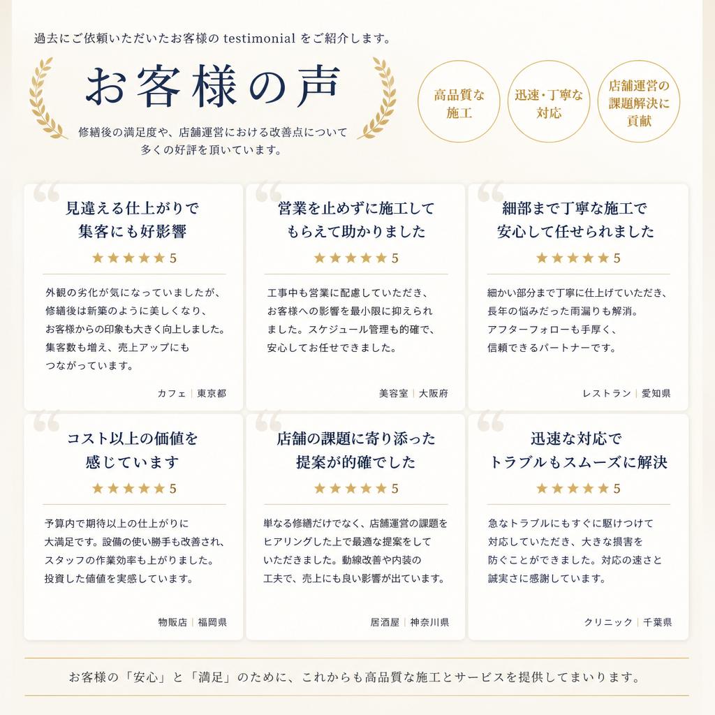 お客様の声
