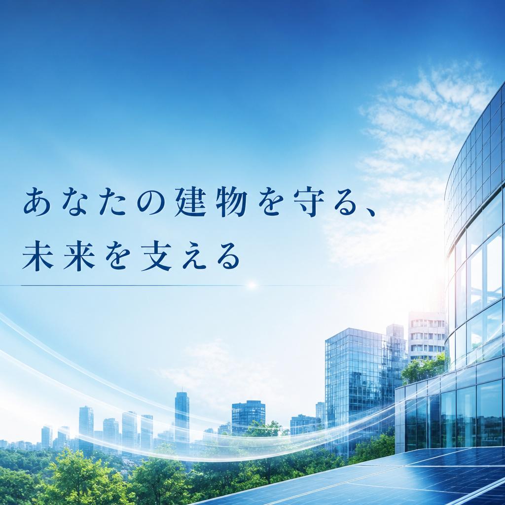 あなたの建物を守る、未来を支える