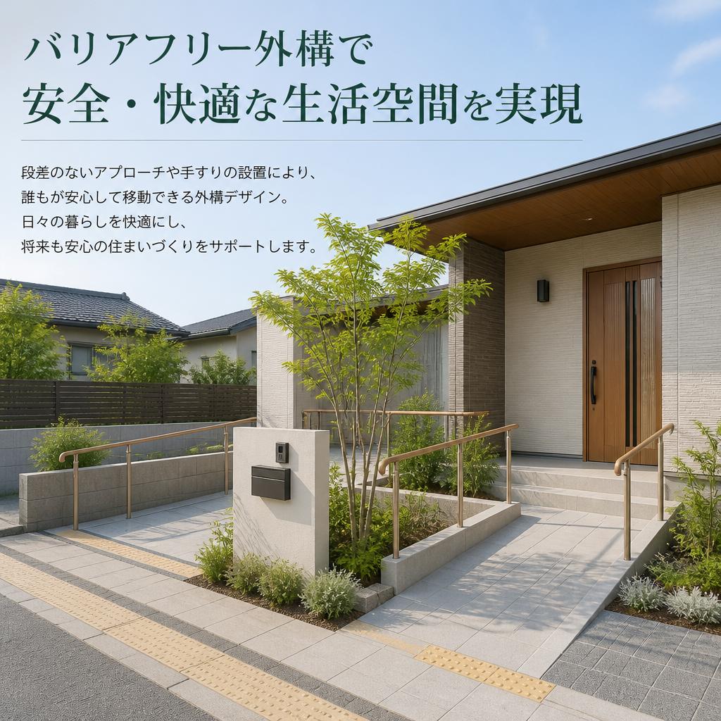 バリアフリー外構で安全・快適な生活空間を実現