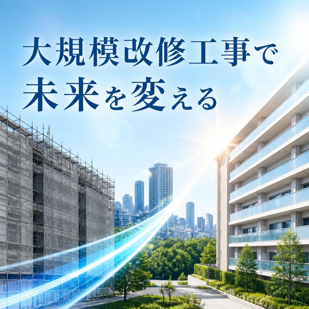 大規模改修工事で未来を変える