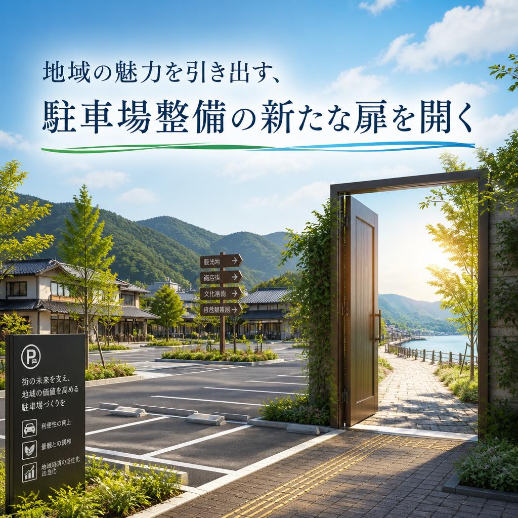 地域の魅力を引き出す、駐車場整備の新たな扉を開く