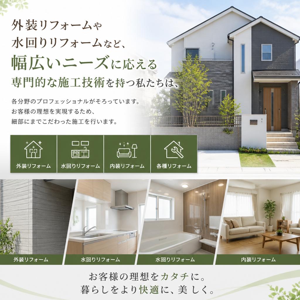 新築・改修の専門技術