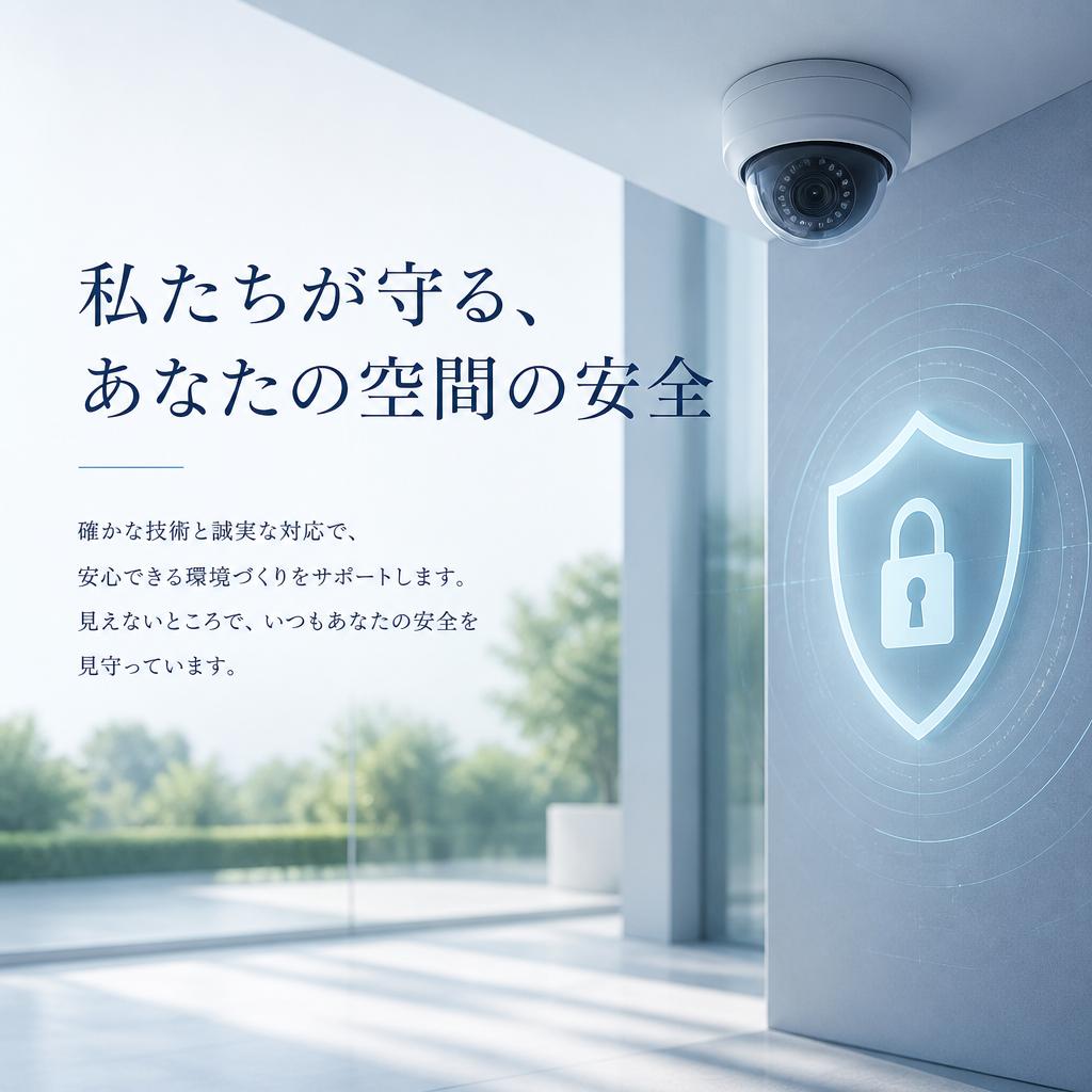 私たちが守る、あなたの空間の安全
