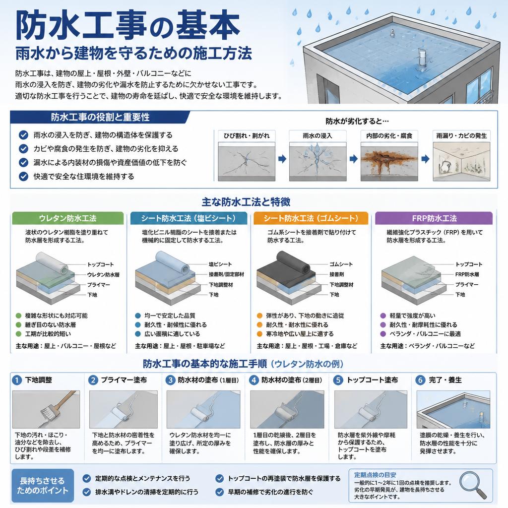 2. 防水工事の必要性とその効果