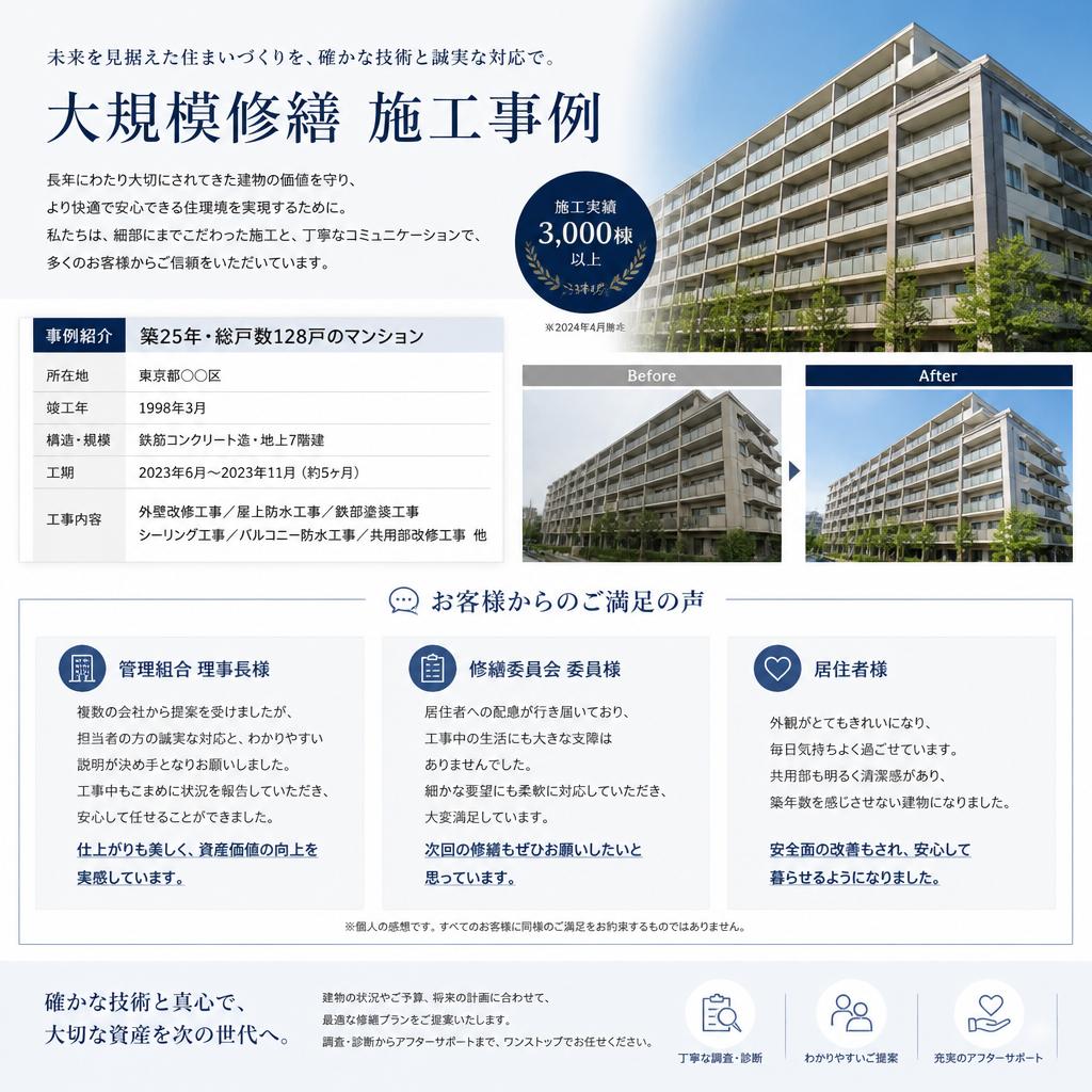 4. 施工実績とお客様の声