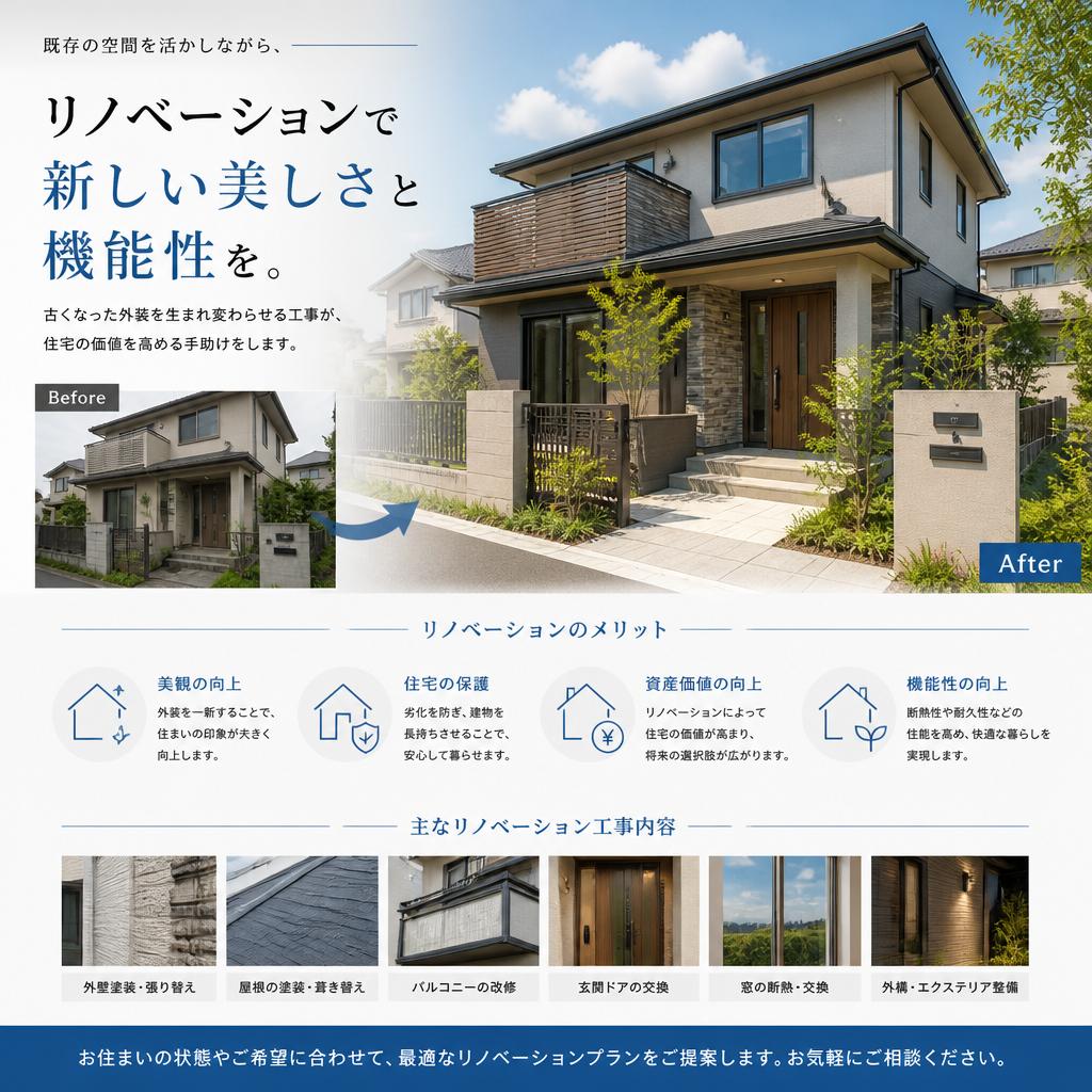 リノベーションで新たな価値を創造