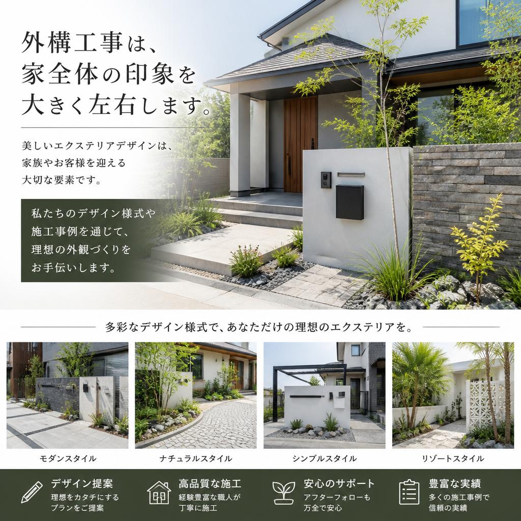エクステリアデザインの提案