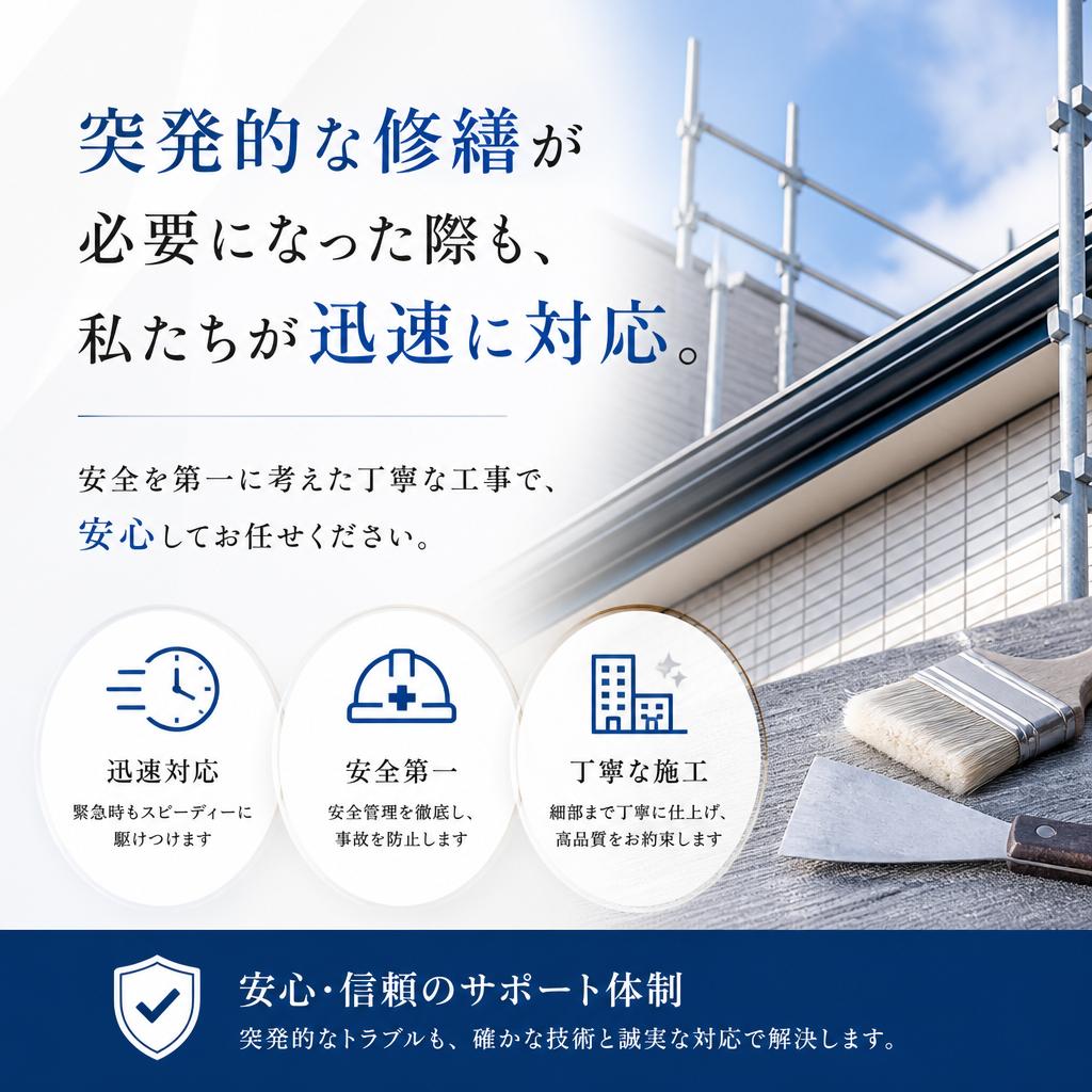 安全な修繕工事