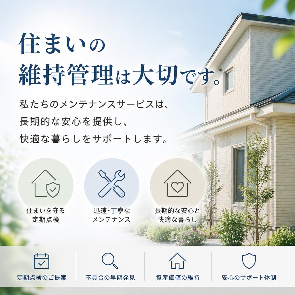 定期的なメンテナンスサービス