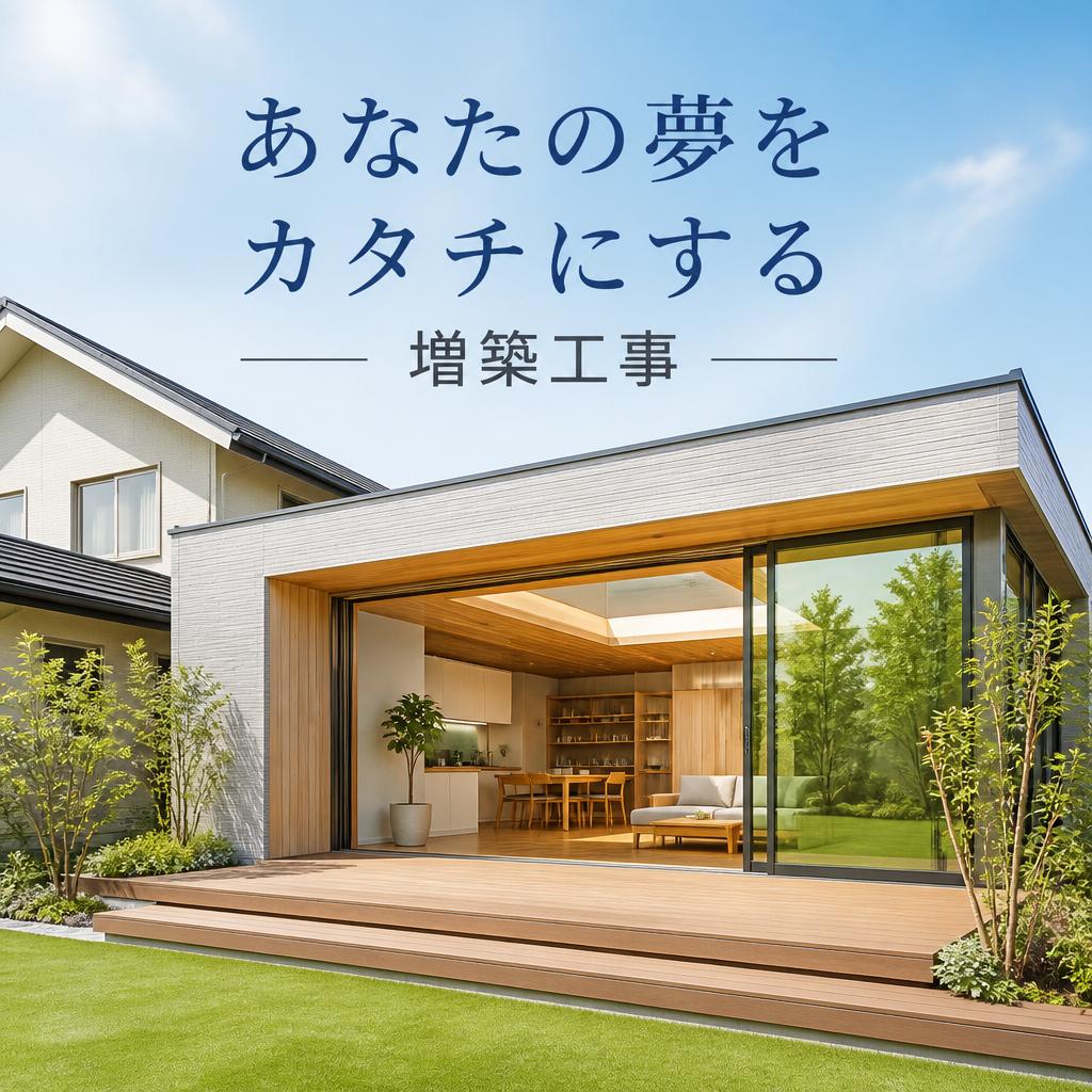 あなたの夢をカタチにする増築工事