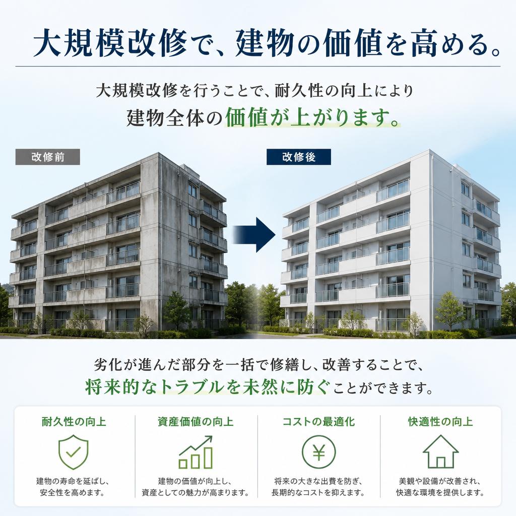 大規模改修のメリット