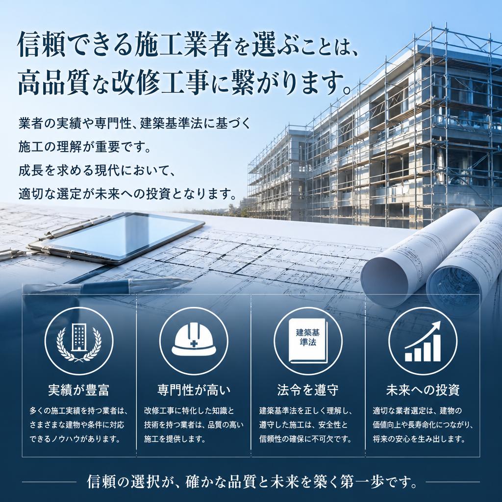 施工業者の選び方