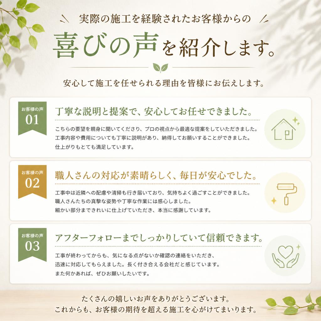 お客様の声