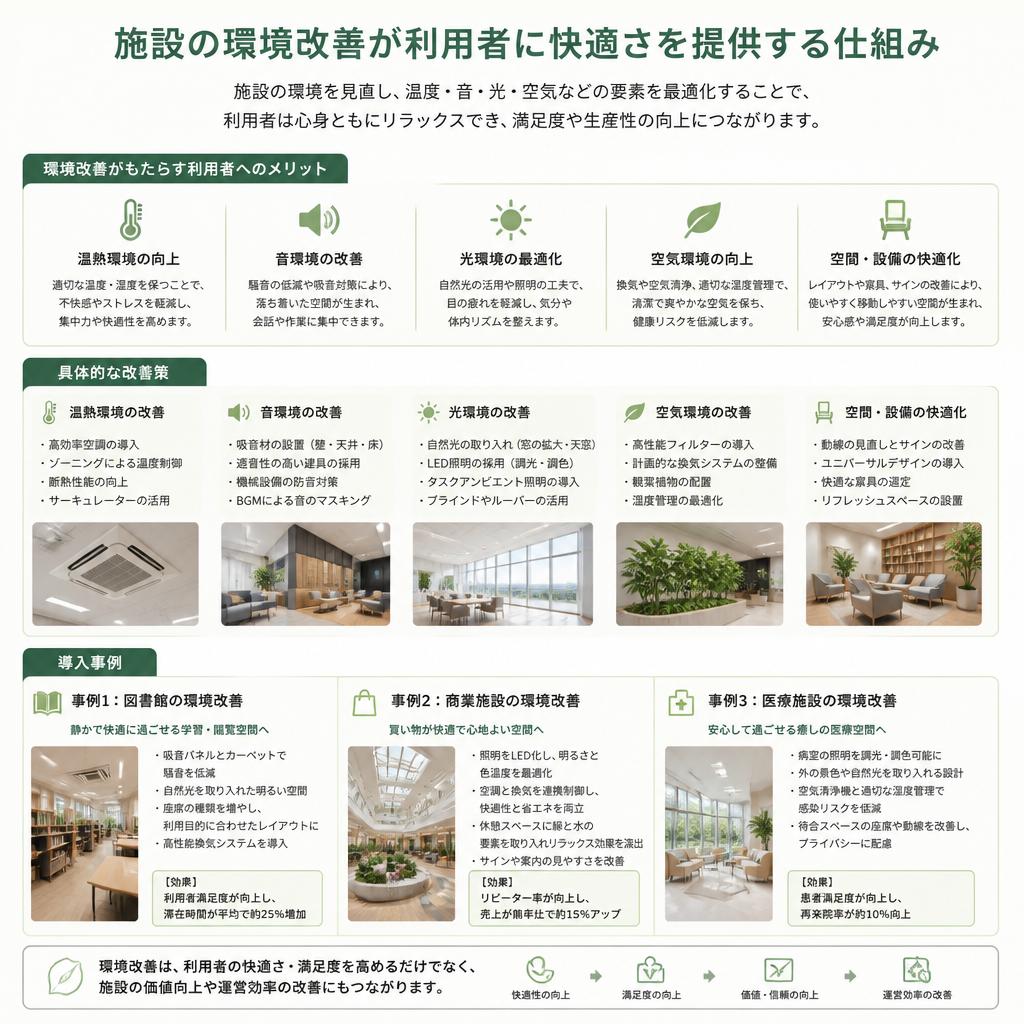 3. 環境改善がもたらす快適さ