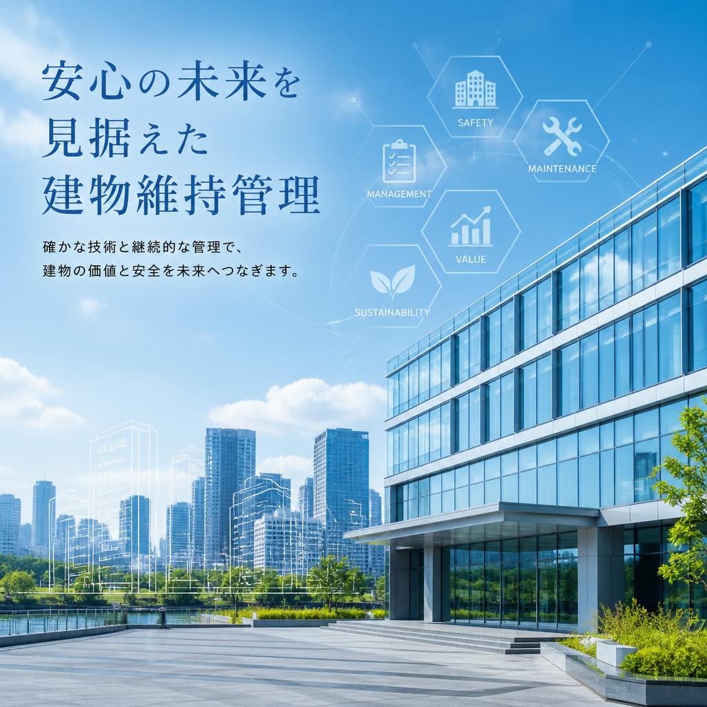 安心の未来を見据えた建物維持管理