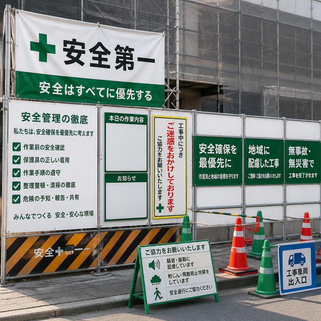 安全な施工体制