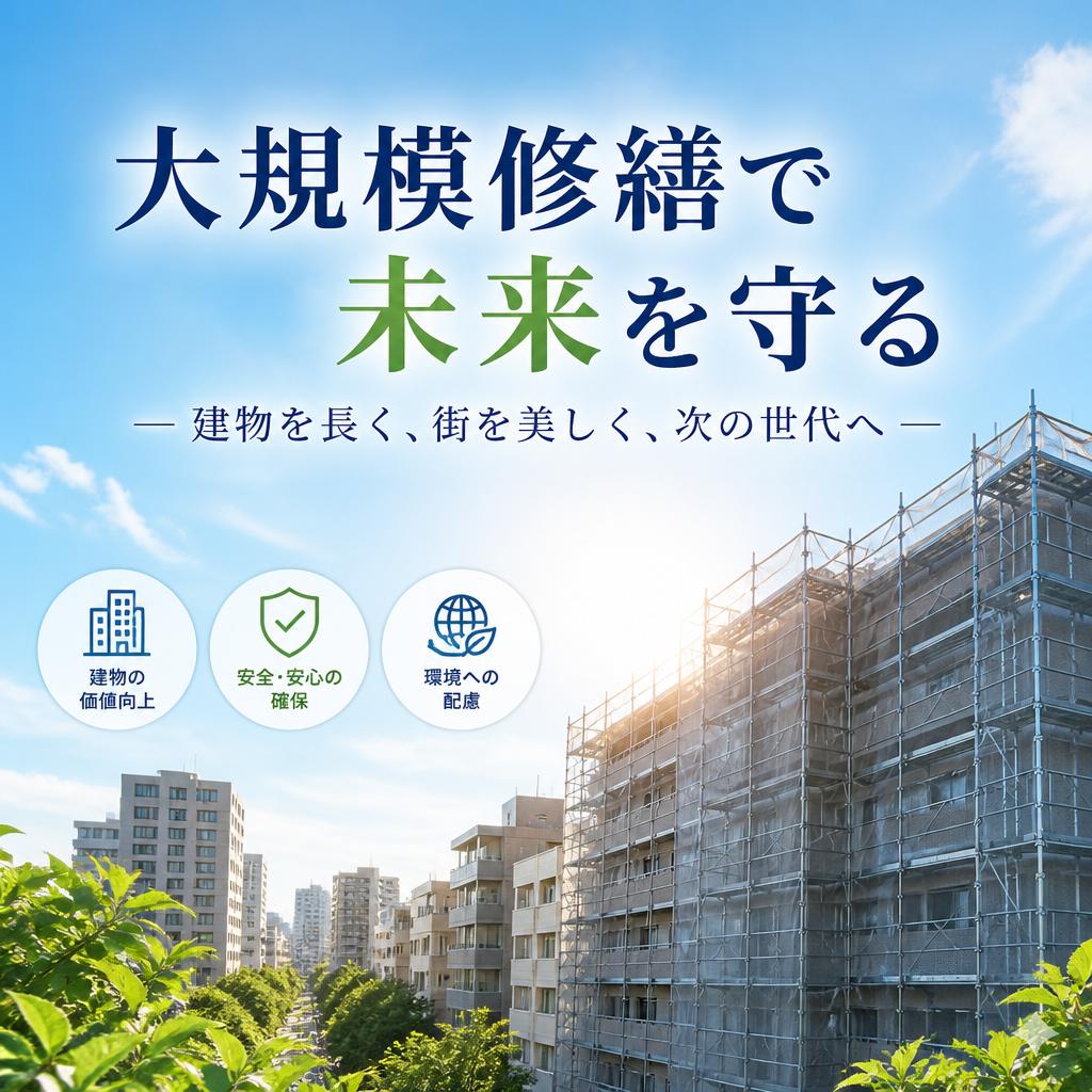 大規模修繕で未来を守る
