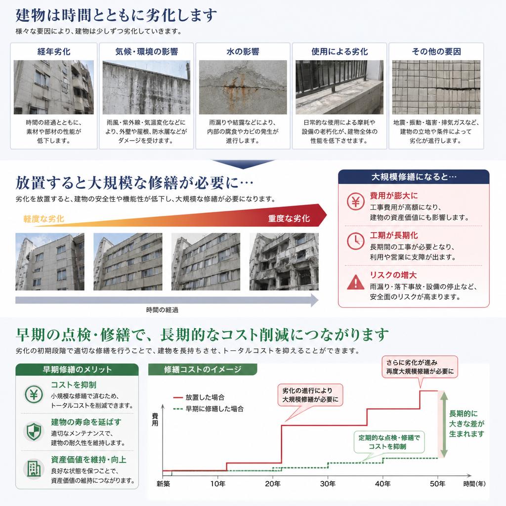 なぜ大規模修繕が必要なのか
