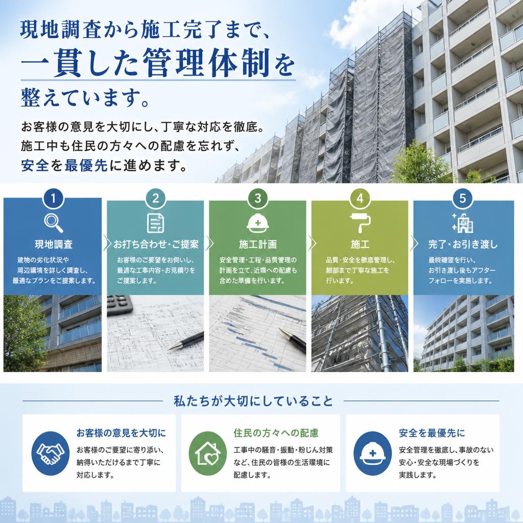 私たちの施工プロセス