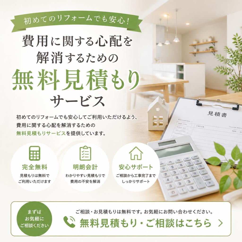 無料見積もりサービスのご利用について