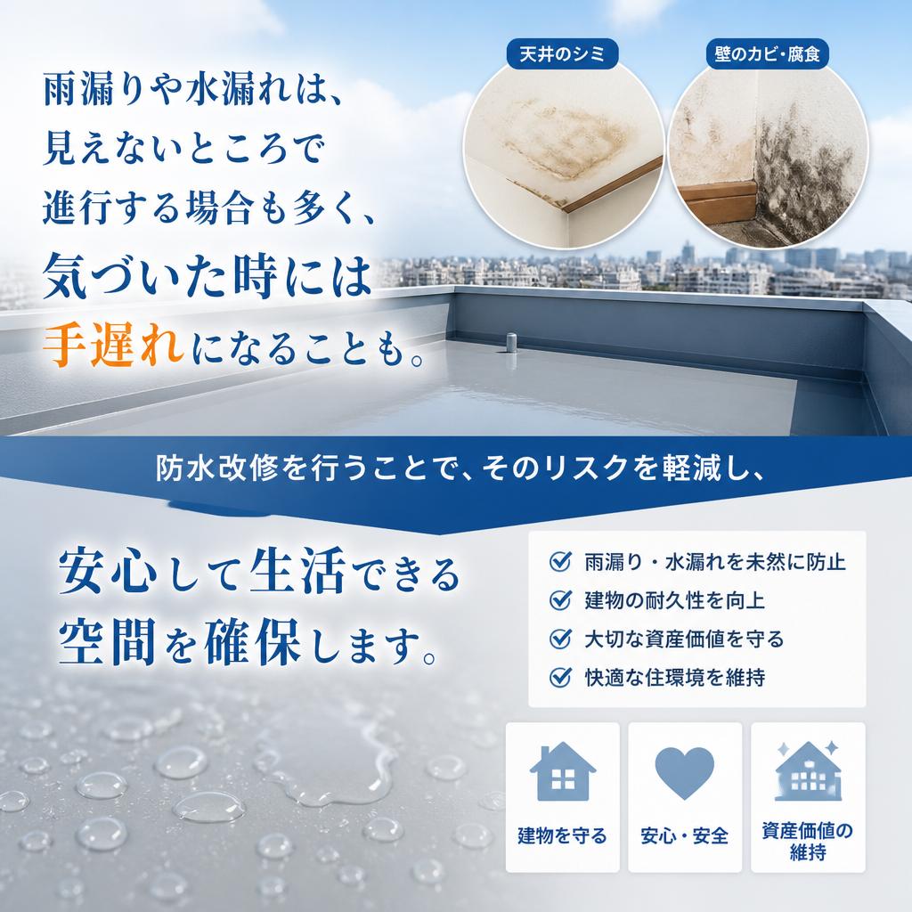 防水改修が必要な理由