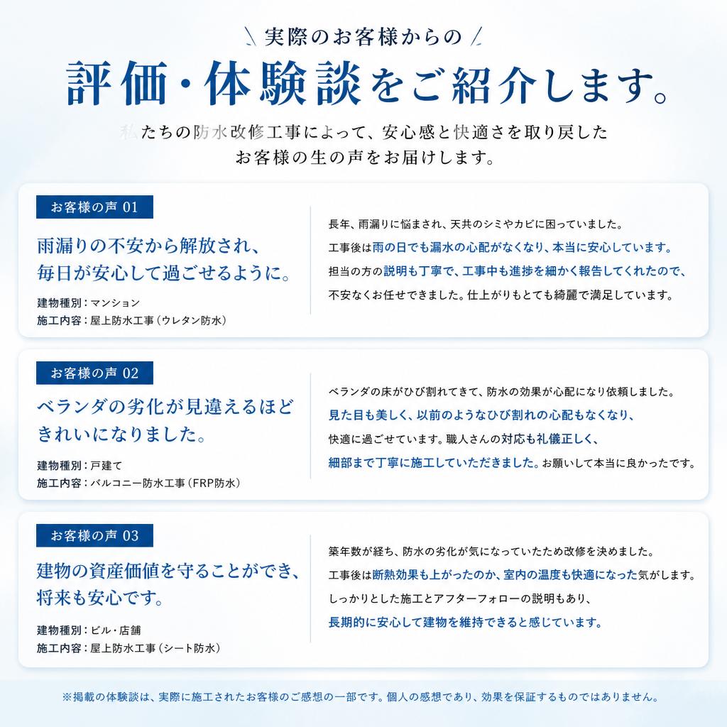 お客様の声
