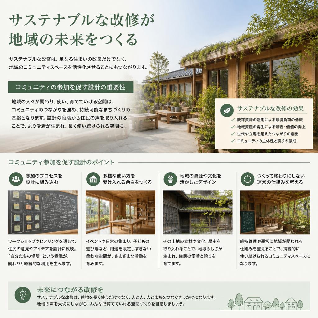 コミュニティスペースの価値を高める